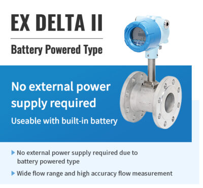 OVAL EX DELTA II Battery Powered PAF5 Vortex Flowmeter