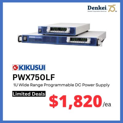KIKUSUI PWX750LF Slim Wide-Range Variable Switching Power Supply