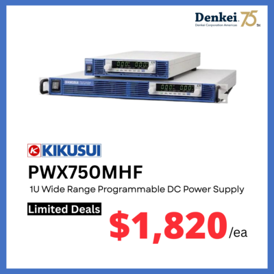 KIKUSUI PWX750MHF Slim Wide-Range Variable Switching Power Supply