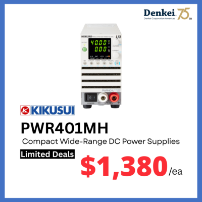 KIKUSUI PWR401MH Compact Wide-Range DC Power Supply