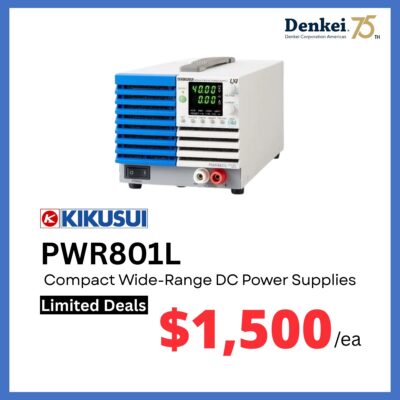 KIKUSUI PWR801L Compact wide-range DC power supply