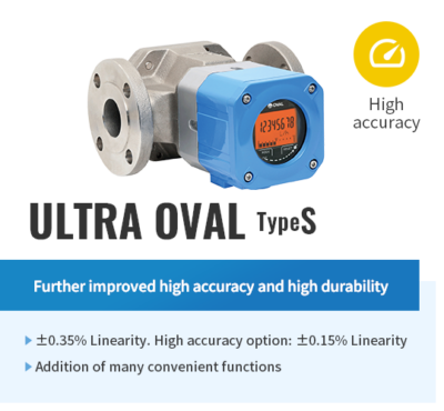 OVAL ULTRA OVAL Type S Positive Displacement Flowmeter