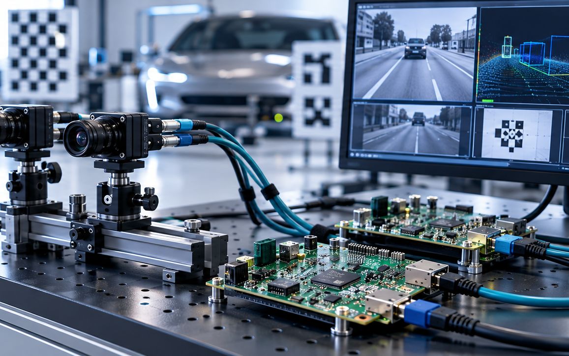 Camera and imaging systems testing environment