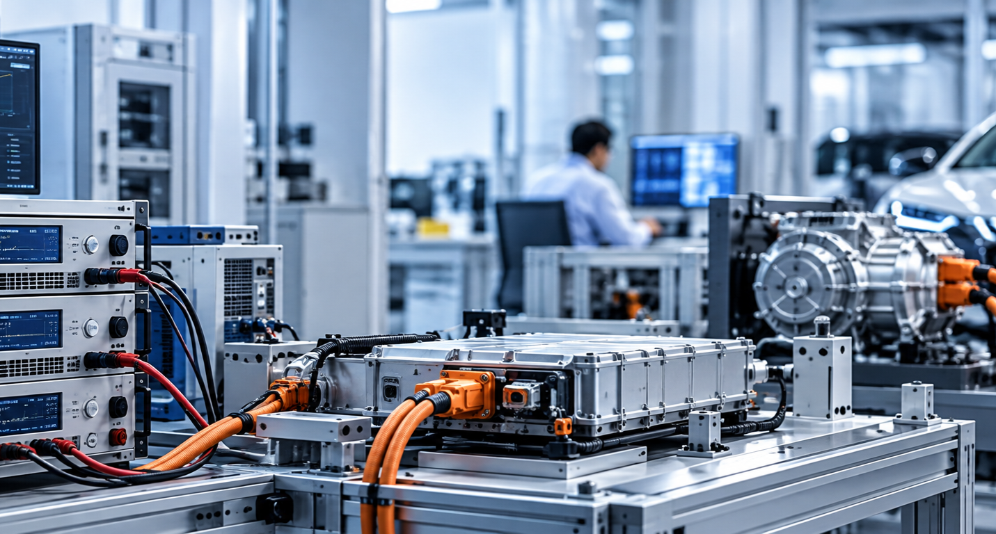 Power electronics and battery test laboratory