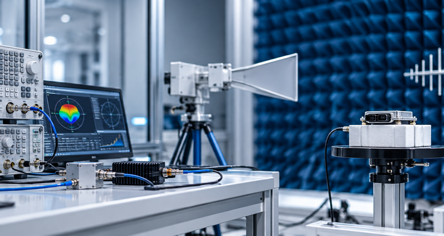 Radio frequency and wireless signal testing laboratory